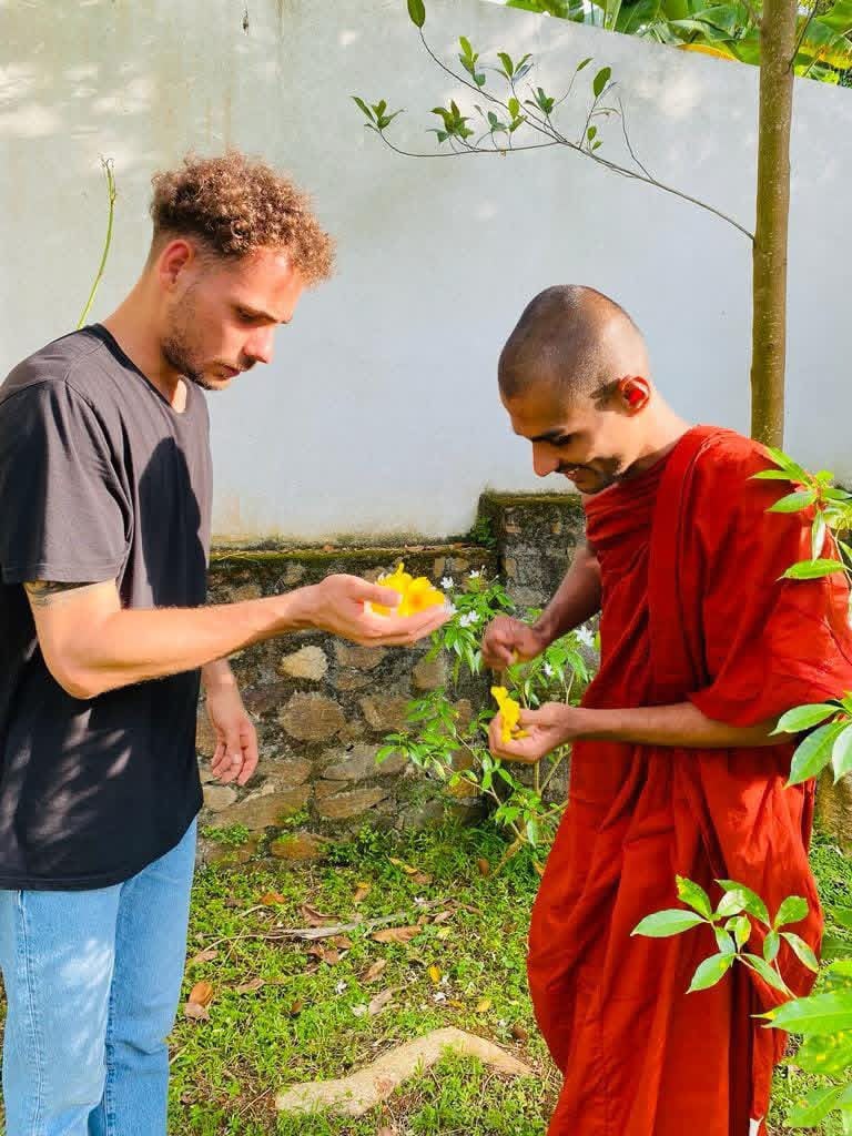 Gathering Altar Flower Offerings